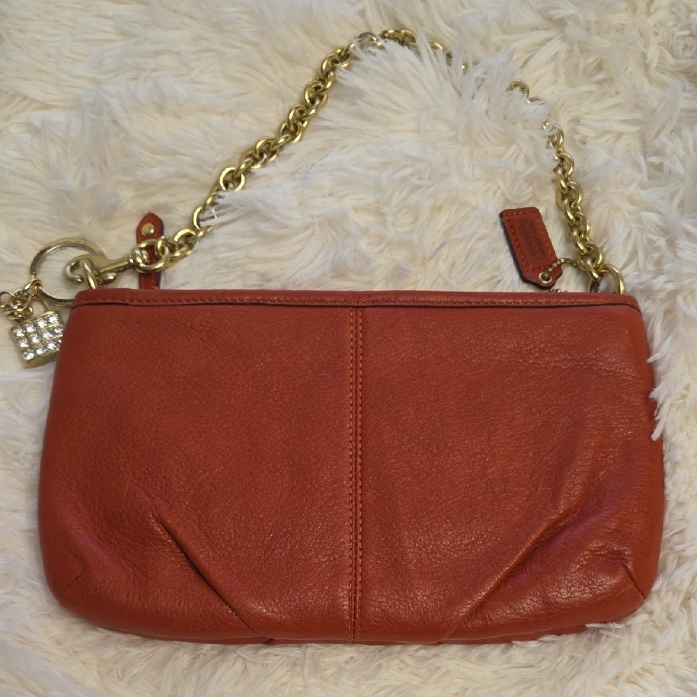 Coach Brown Leather Shoulder Bag - Picture 2 of 4